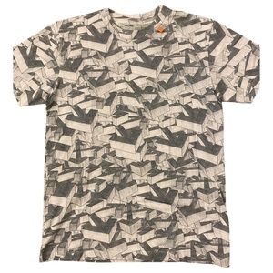Off-White grey tshirt geometrical Arrows Print
